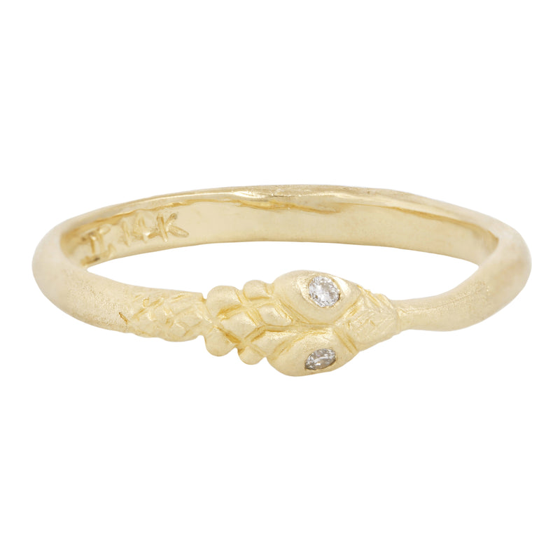 Senco Gold & Diamonds Unique Spiral Leaf Gold Ring : Amazon.in: Jewellery
